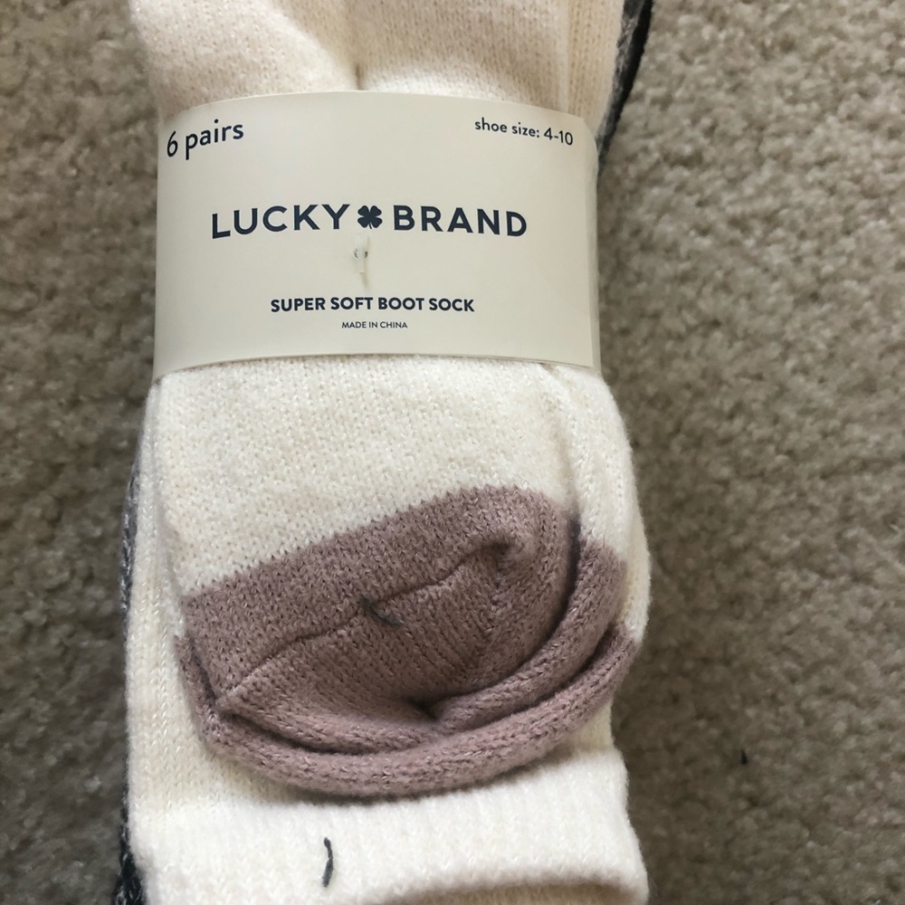 Lucky brand Women’s Socks 6 pairs